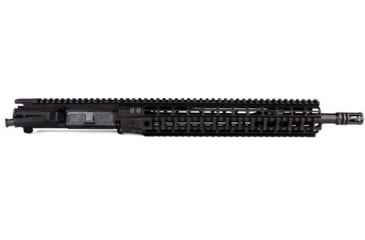Image of Aero Precision M4E1 Complete Upper Receiver, AR-15, 5.56x45mm NATO, 14.5 in Mid Length Barrel, 12 in Quad Rail Handguard, No BCG/CH, Anodized, Black, APAR640231Q5