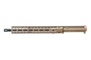 Image of Aero Precision M4E1 Enhanced No Forward Assist Complete Upper Receiver, 16in 5.56 Mid, EM15, FDE, APAR612294M7