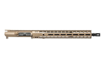 Image of Aero Precision M4E1 Enhanced No Forward Assist Complete Upper Receiver, 16in 5.56 Mid, EM15, FDE, APAR612294M7
