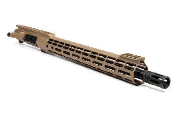 Image of Aero Precision Complete Upper Receiver, M4E1-T, .300, 16in, Blackout Barrel, 12in M-LOK ATLAS S-ONE Handguard, Flat Dark Earth Cerakote, Anodized Black, APAR700314M14