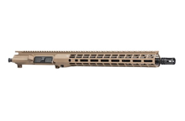 Image of Aero Precision M4E1-T RM15 Complete Upper, 5.56 x 45, 16inch, HBAR, Mid Length, 1-7 Twist, 1/2 x 28 Thread, Cerakote,, FDE, APAR700715M97