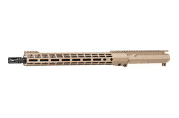 Image of Aero Precision M4E1-T SM15 Complete Upper, 5.56 x 45, 16inch, HBAR, Mid Length, 1-7 Twist, 1/2 x 28 Thread, Cerakote,, FDE, APAR700115M97