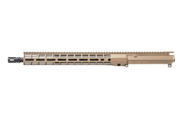 Image of Aero Precision M4E1 Threaded .223 Wylde Complete Upper Receiver, 16in, 1-8 Twist, A2 Flash Hider, 15in M-LOK ATLAS R-ONE Handguard, FDE Cerakote, APAR700715M72