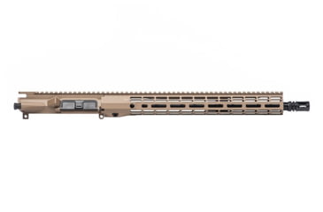 Image of Aero Precision M4E1 Threaded 5.56mm Complete Upper Receiver, 16in, Mid-Length Barrel, 1-7 Twist, A2 Flash Hider, ATLAS R-ONE Handguard, FDE Cerakote, APAR700715M7
