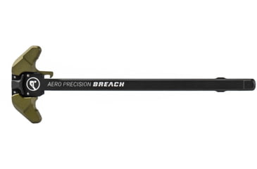 Image of Aero Precision Breach Ambidextrous Charging Handle, AR-10/M5, .308 Winchester, Small Lever, Anodized Black/OD Green, APRA700330C