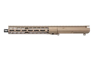 Image of Aero Precision M5 Complete Upper Receiver, 12.5in .308 CMV Barrel, w/ATLAS R-ONE 12in KeyMod Handguard, Anodized, Flat Dark Earth, APAR538614P49