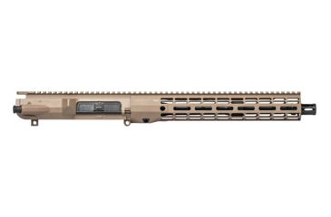 Image of Aero Precision M5 Complete Upper Receiver, 12.5in .308 CMV Barrel, w/ATLAS R-ONE 12in KeyMod Handguard, Anodized, Flat Dark Earth, APAR538614P49