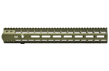 Image of Aero Precision M5 Gen 2 Enhanced M-LOK Handguard, 12.7in, Anodized OD Green, APRA308491C