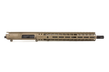 Image of Aero Precision M5E1 Complete Upper Reciever, .308, 16in Mid Barrel, 1-10 Twist, 5/8x24 Thread, Free-Float Handguard, Stainless Steel, Cerakote, FDE, APAR308556M23