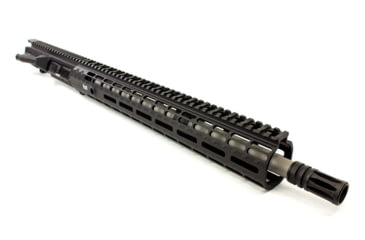 Image of Aero Precision M5E1 Complete Upper Reciever, .308, 16in Mid Barrell, 1-10 Twist, 5/8x24 Thread, Free-Float Handguard, Stainless Steel, Anodized, Black, APAR308554M23