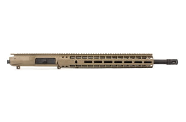 Image of Aero Precision M5E1 Complete Upper Reciever, .308, 18in Rifle Barrel, 1-10 Twist, 5/8x24 Thread, Free-Float Handguard, CMV, Cerakote, FDE, APAR308253M25