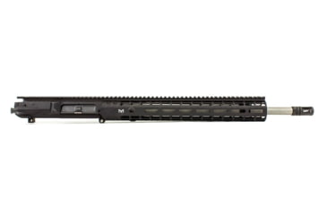 Image of Aero Precision M5E1 Complete Upper Reciever, .308, 18in Rifle Barrel, 1-10 Twist, 5/8x24 Thread, Free-Float Handguard, Stainless Steel, Anodized, Black, APAR308554M26