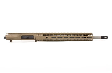 Image of Aero Precision M5E1 Complete Upper Reciever, .308, 18in Rifle Barrel, 1-10 Twist, 5/8x24 Thread, Free-Float Handguard, Stainless Steel, Cerakote, FDE, APAR308556M26