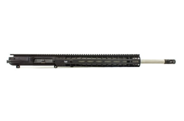 Image of Aero Precision M5E1 Complete Upper Reciever, .308, 20in Rifle Barrel, 1-10 Twist, 5/8x24 Thread, Free-Float Handguard, Stainless Steel, anodized, Black, APAR308554M34