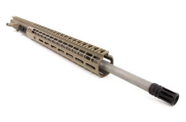 Image of Aero Precision M5E1 Complete Upper Reciever, .308, 20in Rifle Barrel, 1-10 Twist, 5/8x24 Thread, Free-Float Handguard, Stainless Steel, Cerakote, FDE, APAR308556M34