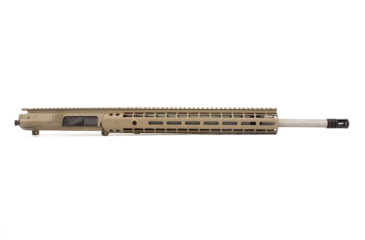 Image of Aero Precision M5E1 Complete Upper Reciever, .308, 20in Rifle Barrel, 1-10 Twist, 5/8x24 Thread, Free-Float Handguard, Stainless Steel, Cerakote, FDE, APAR308556M34