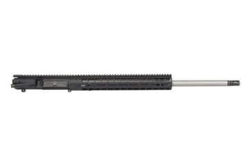 Image of Aero Precision M5E1 Complete Upper Reciever, 6.5 CM, 24in Rifle Barrel, 1-8 Twist, 5/8x24 Thread, Free-Float Handguard, Stainless Steel, Anodized, Black, Black, APAR308554M47