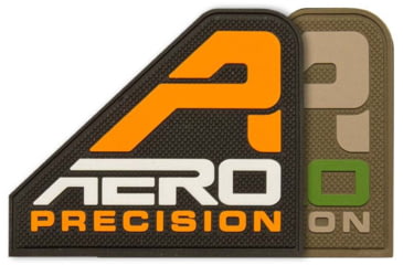 Image of Aero Precision PVC Patch, Orange/Black, APAG100078