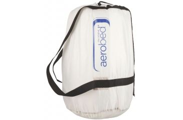 Image of Aerobed Airbed Memory Foam Air Mattress W/ 120V Built in AC Pump, Blue / White, Queen 2000015885