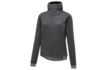 Image of Gorewear R3 Womens GOREWEAR WINDSTOPPERR Thermo Running Hoodie in Terra Grey Medium 8-10 Slim fit Windproof 70545A88, 100378-0R00-40