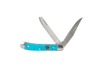 Image of Cupped Waterfowl Outdoors ABKT Roper Peanut Knife 2 Blades Turquoise 59F75CD5, RHRP0006B
