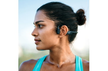 Image of Shokz Aeropex Headphones, Cosmic Black, Standard, AS800CB