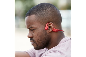 Image of Shokz Aeropex Headphones, Solar Red, Standard, AS800SR