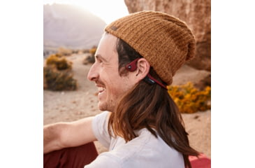 Image of Shokz Air Headphones, Canyon Red, Standard, AS650CR