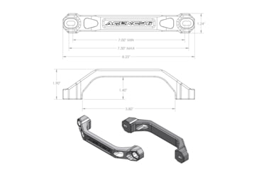 Image of Agency 6 Billet Grab Handles, Pack of 2