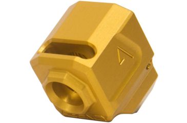 Image of Agency Arms 118 Single Port Smith &amp; Wesson M&amp;P9 M2.0 Barrel Compensators, Gold, 118S-M2-GLD
