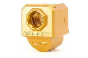 Image of Agency Arms 417 Single Port Barrel Compensators, Glock 43, Gold, 417S-G43-GLD