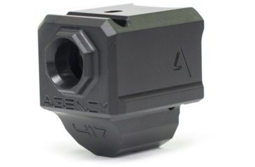 Image of Agency Arms 417 Single Port Gen 5 Barrel Compensators, Black, 417S-G5-BLK