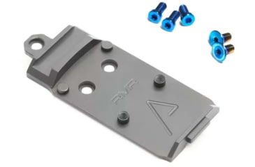 Image of Agency Arms Chamfered RMR Red Dot Sight Mount Plate for Glock, Iron Forward , AOS Plates, Black, G-AOS-RMR2DTF-C