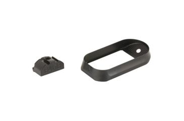 Image of Agency Arms Glock 17 Gen4 Magazine Well for Medium Back Straps, Black, AGEMW-G17G4-MBS-B