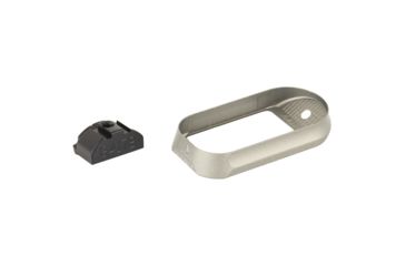 Image of Agency Arms Glock 17 Gen4 Magazine Well for Medium Back Straps, Gray, AGEMW-G17G4-MBS-G