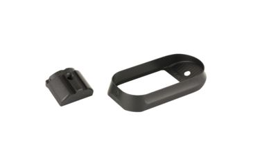 Image of Agency Arms Glock 19 Gen4 Magazine Well for Large Back Straps, Black, AGEMW-G19G4-LBS-B