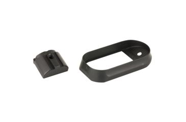 Image of Agency Arms Glock 19 Gen4 Magazine Well for Medium Back Straps, Black, AGEMW-G19G4-MBS-B