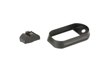 Image of Agency Arms Glock 19 Gen4 Magazine Well for No Back Straps, Black, AGEMW-G19G4-NBS-B