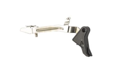 Image of Agency Arms Glock 20/21/21SF/29/29SF/30/30SF Drop-in Flat Trigger w/Connector, Black, AGEDIT-45-B