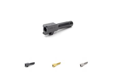 Image of Agency Arms Glock 26 Mid Line Match Grade Drop-In Fluted Barrel, Black, DLC, Gold, Stainless Steel