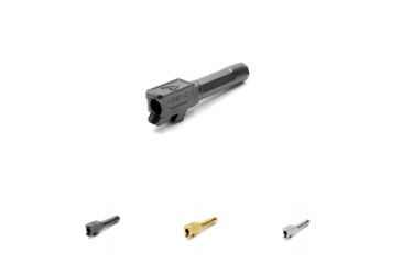 Image of Agency Arms Glock 26 Premier Line Match Grade Drop-In Fluted Barrel, Black, DLC, Gold, Stainless Steel