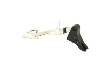 Image of Agency Arms Glock Gen4 17/17L/19/22/23/24/26/27/31/32/33/34/35/37/38/39 Drop-in Flat Trigger w/Connector, Black, AGEDIT-9-B