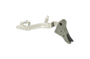 Image of Agency Arms Glock Gen4 17/17L/19/22/23/24/26/27/31/32/33/34/35/37/38/39 Drop-in Flat Trigger w/Connector, Gray, AGEDIT-9-G