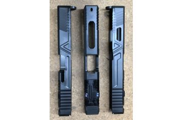 Image of Agency Arms Hybrid Special Glock 43/43X Stripped Precut Pistol Slide, Black, G43-H-SL