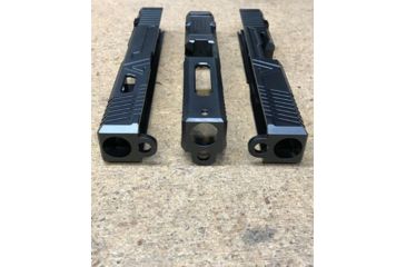 Image of Agency Arms Hybrid Special Glock 43/43X Stripped Precut Pistol Slide, Black, G43-H-SL
