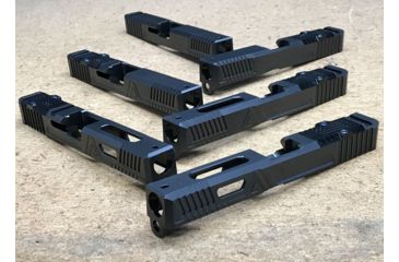 Image of Agency Arms Hybrid Special Glock 43/43X Stripped Precut Pistol Slide, Black, G43-H-SL