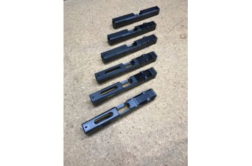 Image of Agency Arms Hybrid Special Glock 43/43X Stripped Precut Pistol Slide, Black, G43-H-SL