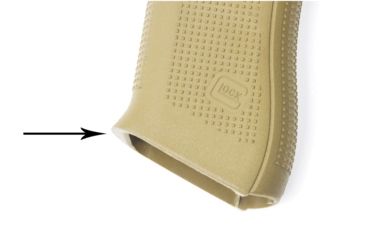 Image of Agency Arms No Strap Compatible Glock 19X Magwells, Black, MW-G19X-NBS-B