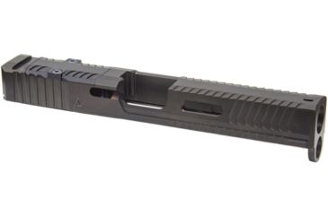 Image of Agency Arms Peacekeeper Stripped Precut Glock 19 Pistol Slide, Gen 4 Compatible, Black, G19G4-PK-SL