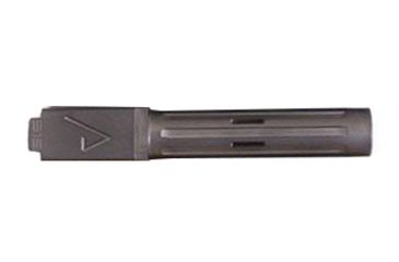 Image of Agency Arms Premier Line Compatible Non-Threaded Glock 19 Pistol Barrels, Fluted Flush Cut, Black, PLG19FCDLC